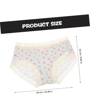 Gleavi Women's Breathable Nylon Hipster Underwear - 4-Pack Flower Pattern Tangas for Comfort & Style - Buy Online on GoSupps.com