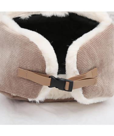 Women's Cute Cat Ear Russian Winter Hat - Warm Earflap Earmuff, Black - Buy Online on GoSupps.com