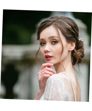 NUSITOU 20 Wedding Veil Comb Wedding Hair Accessories for Brides White Hair Accessories Womens Hair Clips Silver Comb for Veil French Twist Side Comb Veil Hair Comb Metal Women's Guangdong - Buy Online on GoSupps.com