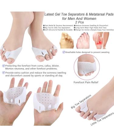 Bunion Corrector Kit - 15Pcs for Women and Men, Hallux Valgus Relief, Toe Spacer Straightener, Big Toe Separator, Metatarsal Sleeve Protector and Exercise Strap - Buy Online on GoSupps.com