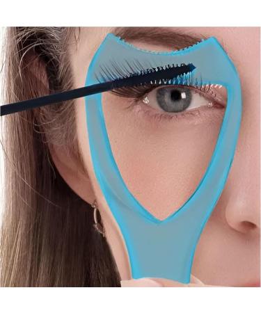 Mascara Shield - Mascara Guard Applicator | Mascara Guard Tool | Reusable Eyelash Mascara Shield Guard | Handheld Lash Separator Tool | Eyelash Comb Mascara Tools Guard For Beginners Blue - Buy Online on GoSupps.com