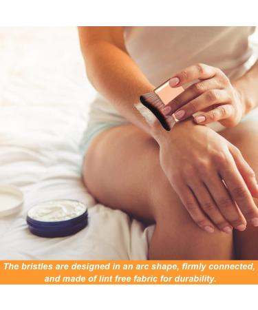 Tanning Brush 1 Piece Self-Tanning Brush Flat Tanning Brush with Synthetic Fibre Foundation Brush Self-Tanning Brush for Self-Tanner Make-Up Liquid Foundation and More - Buy Online on GoSupps.com