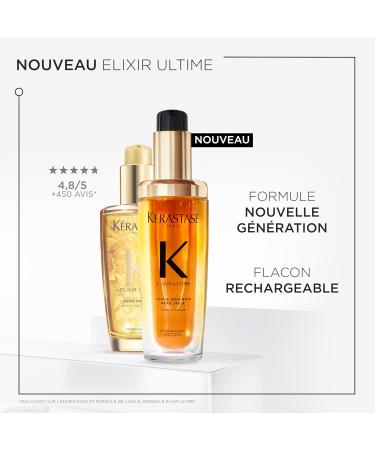 K RASTASE Elixir Ultime - L'Huile Originale - Huile Capillaire Nourrissante Multi-Usage - Soin Thermo-Protecteur Sans Rin age - Huiles de Cam lia & Argan - Tous Types de Cheveux Recharge - Buy Online on GoSupps.com