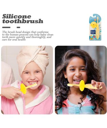 Shop Minkissy Portable Toothbrush for Kids - Food Grade Silicone - Ideal for Toddlers | International Shipping - Buy Online on GoSupps.com