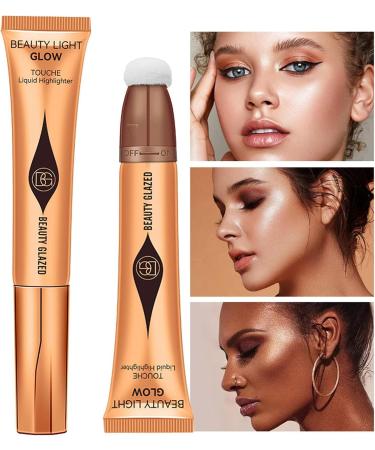 Highlighter Makeup Liquid - Waterproof Face Contouring Highlighter Wand | Brighten Makeup for Face Attached Easy to Blend Smooth Natural Matte Finish Frifer Highlighter 1# - Buy Online on GoSupps.com