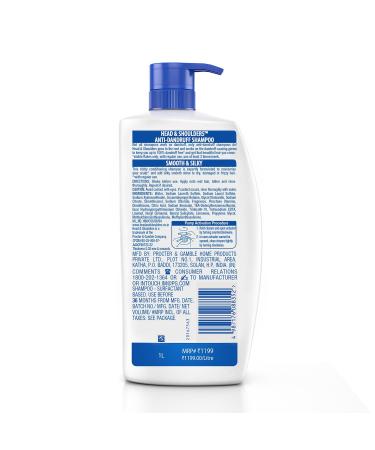 Buy Head & Shoulders Smooth And Silky Shampoo 1L - Best International Shipping & Deals - Buy Online on GoSupps.com