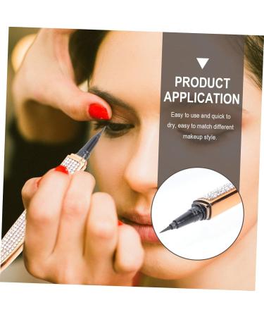 DOITOOL 3pcs Eyeliner Eye Lining Pens Magnetic Liner Pen Nursing Eye Grooming Pens Miss Girl Gold and Silver - Buy Online on GoSupps.com