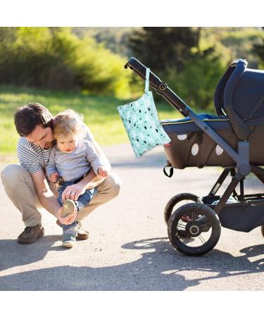 Damero Reusable Wetbag Diaper Bag for Babies - Compact Waterproof Perfect for Dirty Diapers & Accessories (Small Bear Design) - Buy Online on GoSupps.com
