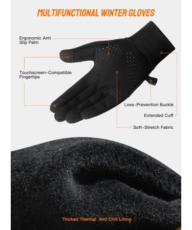 Trendoux Winter Gloves for Men & Women - Warm Waterproof & Windproof | Ideal for Cold Weather - Buy Online on GoSupps.com