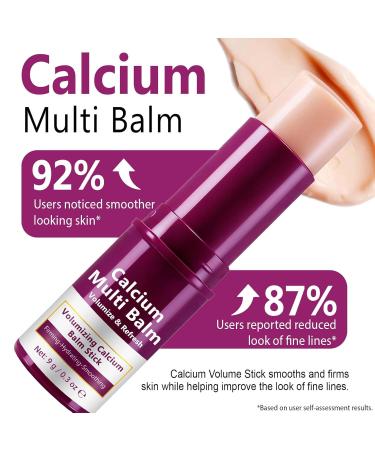 Calcium Multi Balm Stick for Anti-Wrinkles/Aging/Sagging Hydating & Lifting Korean-SkinCare Multi Balm Enriched with Calcium & Collagen for Lip Eyes Neck Face | 9g Floral 0.32 Ounce (Pack of 1) - Buy Online on GoSupps.com
