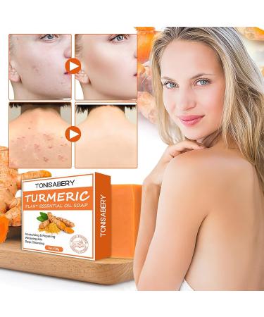 Orgrul Turmeric Kojic-Acid Soap Dark Spot Remover Soap All-Natural Brightening Turmeric Soap Turmeric Face Soap Bar for Deep Cleansing Face Cleanser Bar Soap for Hyperpigmentation & Smooth Skin - Buy Online on GoSupps.com