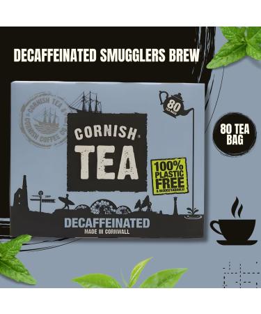 Cornish Black Tea Bags Box Pick N Mix | Choose From 5 Flavours | Smugglers Cumbrian Ramblers Essex Saxon Devon Discovery Decaffeinated - Pack of 2 X 80 TeaBags - Buy Online on GoSupps.com