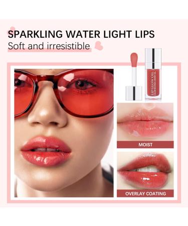 Prrreal Tinted Lip Oil: Plumping Hydrating Lip Gloss for Moisturized Lips - Rosewood - Buy Online on GoSupps.com