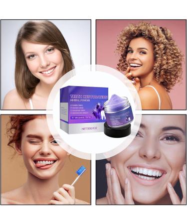 Powdered toothpaste 30 g whitening toothpaste powder for tooth restoration for freshness oral hygiene cleaning adults family morning and evening - Buy Online on GoSupps.com