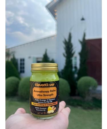 Ultra Strength Back and Neck Aromatherapy Balm | Sore Muscle Relief | Preservative Free Citrus | Free Reflexology Stick - Buy Online on GoSupps.com