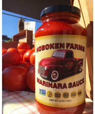 Hoboken Farms Marinara Gourmet Pasta Sauce - Keto Certified, No Sugar Added, Non GMO, Kosher, Vegan, Plant Based - 2-Pack, 1.56 Pound Each - Buy Online on GoSupps.com