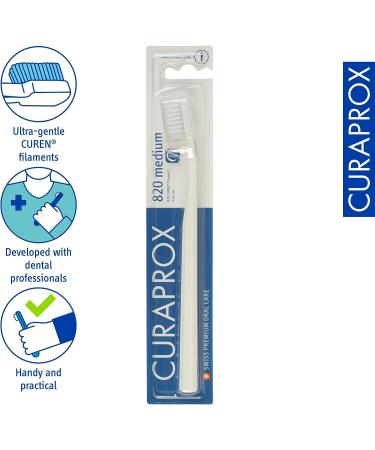 Curaprox CS 820 Medium Toothbrush - 1 Count - Buy Online on GoSupps.com