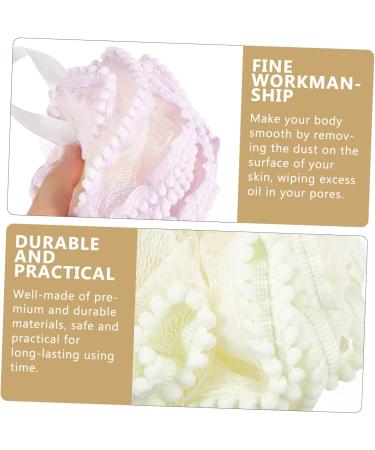 2pcs Cartoon Bath Ball & Loofah - Body Exfoliating Scrubber Towel for Smooth Skin | Convenient Shower Tool - Buy Online on GoSupps.com
