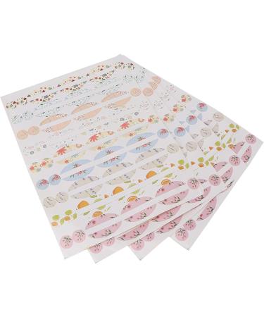 Buy Essential Bottle Labels - 4 Sheet Colorful Sticker Set for Portable Perfume & Cosmetics - Easy Distinction Exquisite Patterns - Buy Online on GoSupps.com
