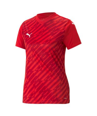 PUMA Women's Teamultimate Jersey W T-Shirt S Red