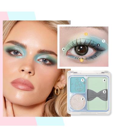 Buy Boobeen 4 Colors Eyeshadow Palette - Ultra Pigmented Mini Nude Bright Shades Long Lasting Matte & Shimmer Includes Brush - International Shipping Available - Buy Online on GoSupps.com