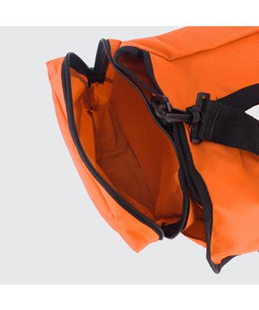 Fully Stocked EMT Trauma Bag with Tourniquet, Chest Seals, and First Aid Supplies - Orange - Buy Online on GoSupps.com