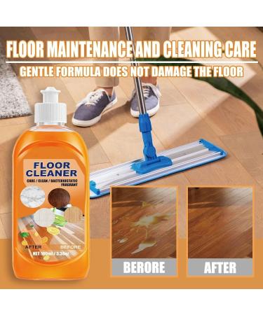 Probablei Multi-Purpose Floor Cleaner Powerful Decontamination Floor Cleaner Wood Floor Cleaner and Polish Liquid for Wood Tile Floors (3PCS) - Buy Online on GoSupps.com