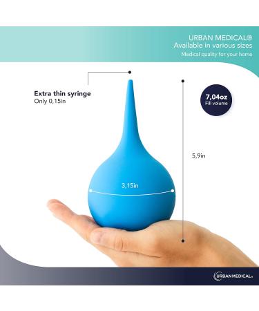 URBAN MEDICAL Ear Cleaner 2023 - Gentle Earwax Remover & Syringe | 200ml | For Adults & Children - Buy Online on GoSupps.com