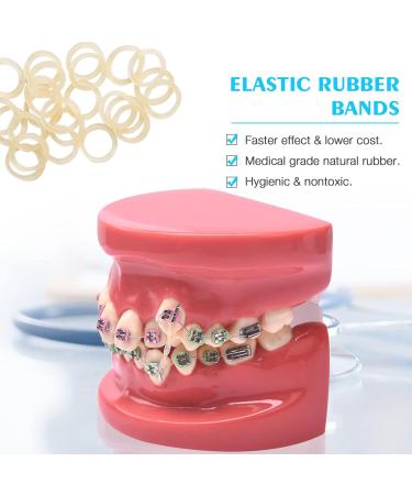 Buy 300PCs Dental Orthodontic Latex Elastics | Elastic Braces Gum & Toothed Gum Pull Tapes | High-Quality Rubber Bands for Orthodontics - Buy Online on GoSupps.com