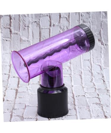 Mikinona Nozzle for Hair Dryer Hair Dryer Nozzle Hair Dryer Connectors Hairdressing Curlers Purple - Buy Online on GoSupps.com
