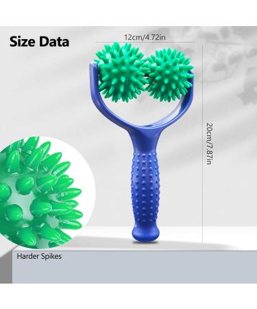 Buy Tarkdak 2 Massage Balls Scooter - Self-Massage Roller for Back Legs Feet & Hands - Fascia Relief | International Shipping Available - Buy Online on GoSupps.com