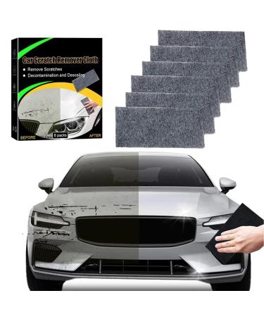 Nano Sparkle Cleaning Cloth Car Scratch Remover Upgrade Magic Car Scratch Repair Nano Sparkle Cloth Car Scratch Remover Nanosparkle Cloth for Car Scratches (6Pcs)