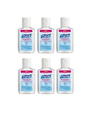 Purell Advanced Hand Sanitizer 2 oz Refreshing Gel - Pack of 6 | Unscented - Buy Online on GoSupps.com