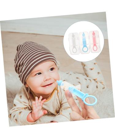 Kisangel 3pcs Baby Nasal Syringe Set - Silicone Rinse Aspirator for Infant and Toddler Nose Cleaning - Buy Online on GoSupps.com