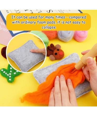 WONVOC Needle Felting Kit with Mat, Needles, and Holder - Small Rectangular Pad - Buy Online on GoSupps.com