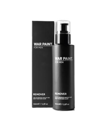 War Paint For Men Professional Makeup Remover - Face Cleanser for Removing Makeup & Excess Oils - Suitable for All Skin Types - Vegan Friendly & Cruelty-Free - Liquid Makeup Product For Men - 100ml