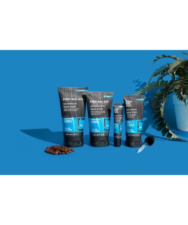 Every Man Jack Gentle Exfoliating Face Scrub for Men - 4.2 oz Twin Pack | Exfoliating, Moisturizing, and Reviving Skincare with Jojoba Beads, Hyaluronic Acid, and Caffeine - Buy Online on GoSupps.com