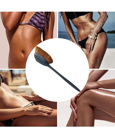 Huxibai Selftanning applicator for the back body cream applicator for the back makeup brush for tanning contouring moisturizing liquid foundation buffing - Buy Online on GoSupps.com