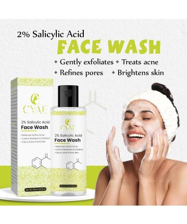 2% Salicylic Acid Face Wash for Oily and Acne-Prone Skin 50ml (1) - Buy Online on GoSupps.com
