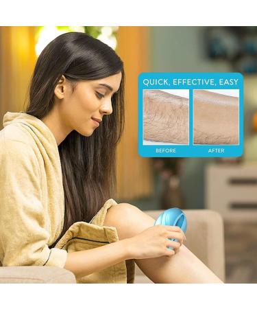 CHAUSA NANO Hair Remover - Painless & Fast Crystal Hair Remover for Body Legs & Back | Reusable Magic Peeling Stone (Blu) - Buy Online on GoSupps.com
