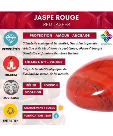 Buy Divinatory Pendulum Radiesthesia - Red Jasper | Enhance Intuition & Energy | Fast International Shipping - Buy Online on GoSupps.com