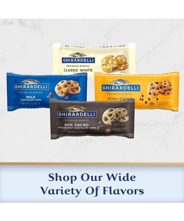 24 oz GHIRARDELLI Semi-Sweet Chocolate Baking Chips - Premium Chocolate Chips for Baking - Buy Online on GoSupps.com