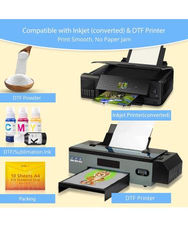 HTVRONT DTF Transfer Film for Sublimation - 30 Sheets A4 Size - Easy to Use, Vivid Colors for Cotton T-Shirts - Buy Online on GoSupps.com