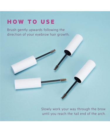 FLOWER Beauty Fiber Fix Brow Gel in Brunette - Tinted Brow Mascara & Fixative - Buy Online on GoSupps.com