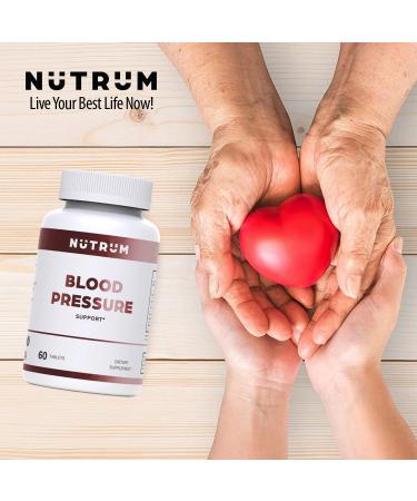 Nutrum Blood Pressure Support Supplement with Hawthorn, Hibiscus, and Garlic - Promotes Healthy Cardiovascular Function - Vitamins & Herbs for Heart Health - Buy Online on GoSupps.com