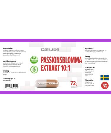 Hepatica Extrait de fleur de la passion (Passiflora Incarnata) 10:1 | 5 000 mg quivalent | 120 capsules v g taliennes | Soutien la relaxation et au sommeil hautement dos | Test en laboratoire | - Buy Online on GoSupps.com