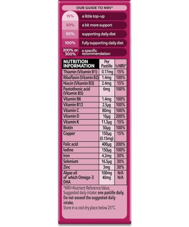 Bassetts Pregnancy Omega-3 DHA Multivitamins & Minerals 30's - Strawberry & Orange - Buy Online on GoSupps.com