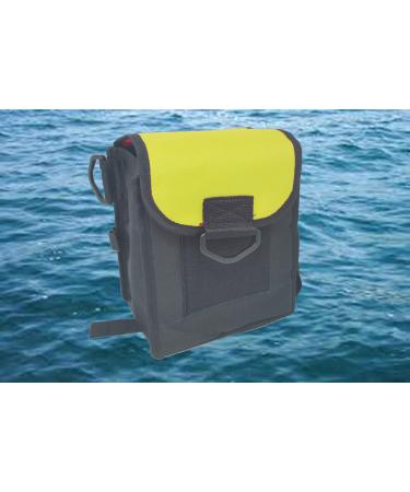 AKM-Scuba Diving Cargo Cary Leg, Strap On Pocket Large Yellow
