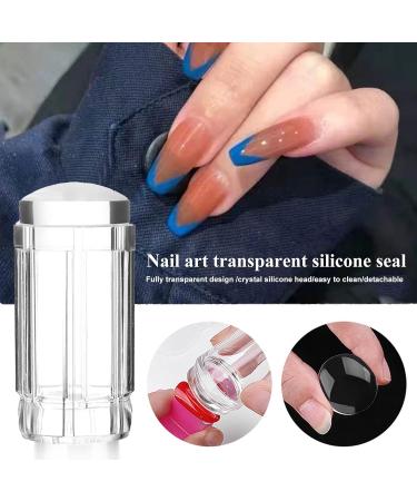 Benoon Nail Art Stamp Tool - Professional Silicone Seal & Scrapers for Creative Manicure Designs - Removable Nail Stamping Pressure Tips - Buy Online on GoSupps.com