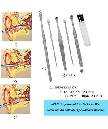 TopQuaFocus Electric Earwax Removal Kit - 16.9oz Ear Washer Bottle & 6pcs Ear Pick - Ear Cleaner for Adults & Kids - Transparent - Buy Online on GoSupps.com